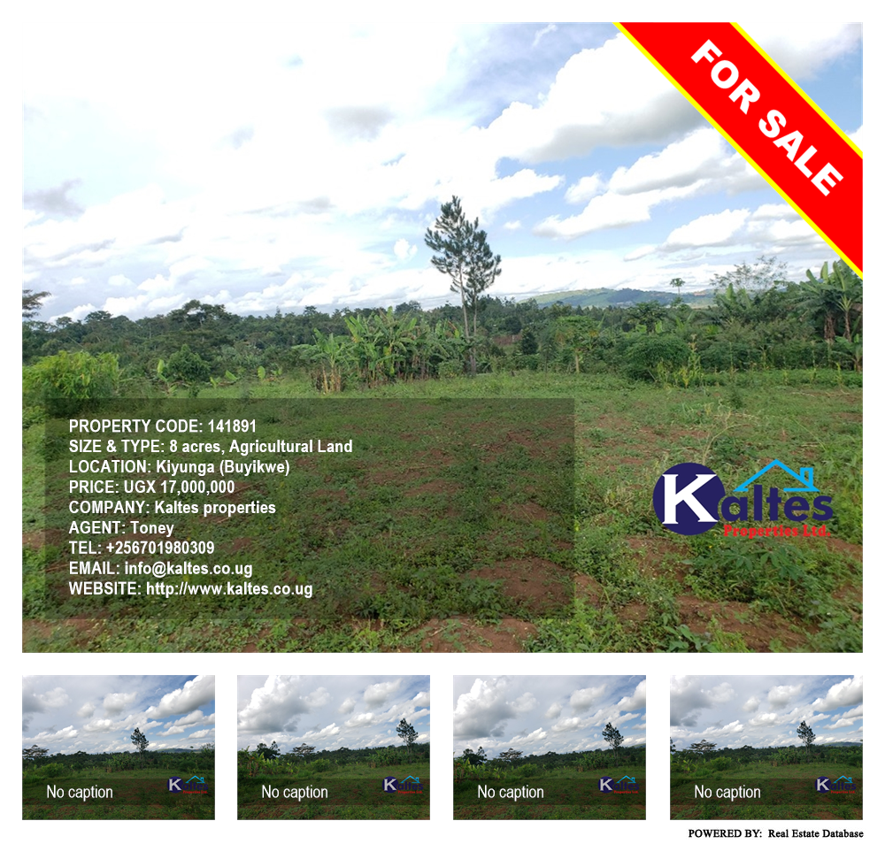 Agricultural Land  for sale in Kiyunga Buyikwe Uganda, code: 141891