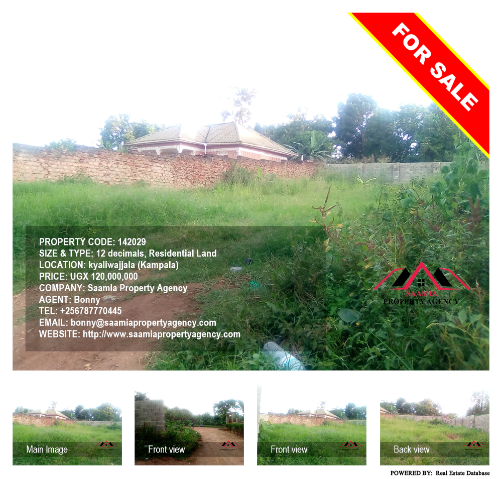 Residential Land  for sale in Kyaliwajjala Kampala Uganda, code: 142029