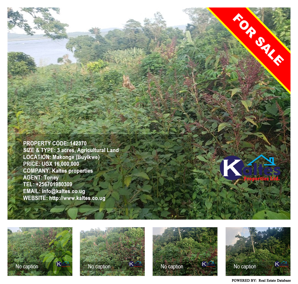 Agricultural Land  for sale in Makonge Buyikwe Uganda, code: 142370