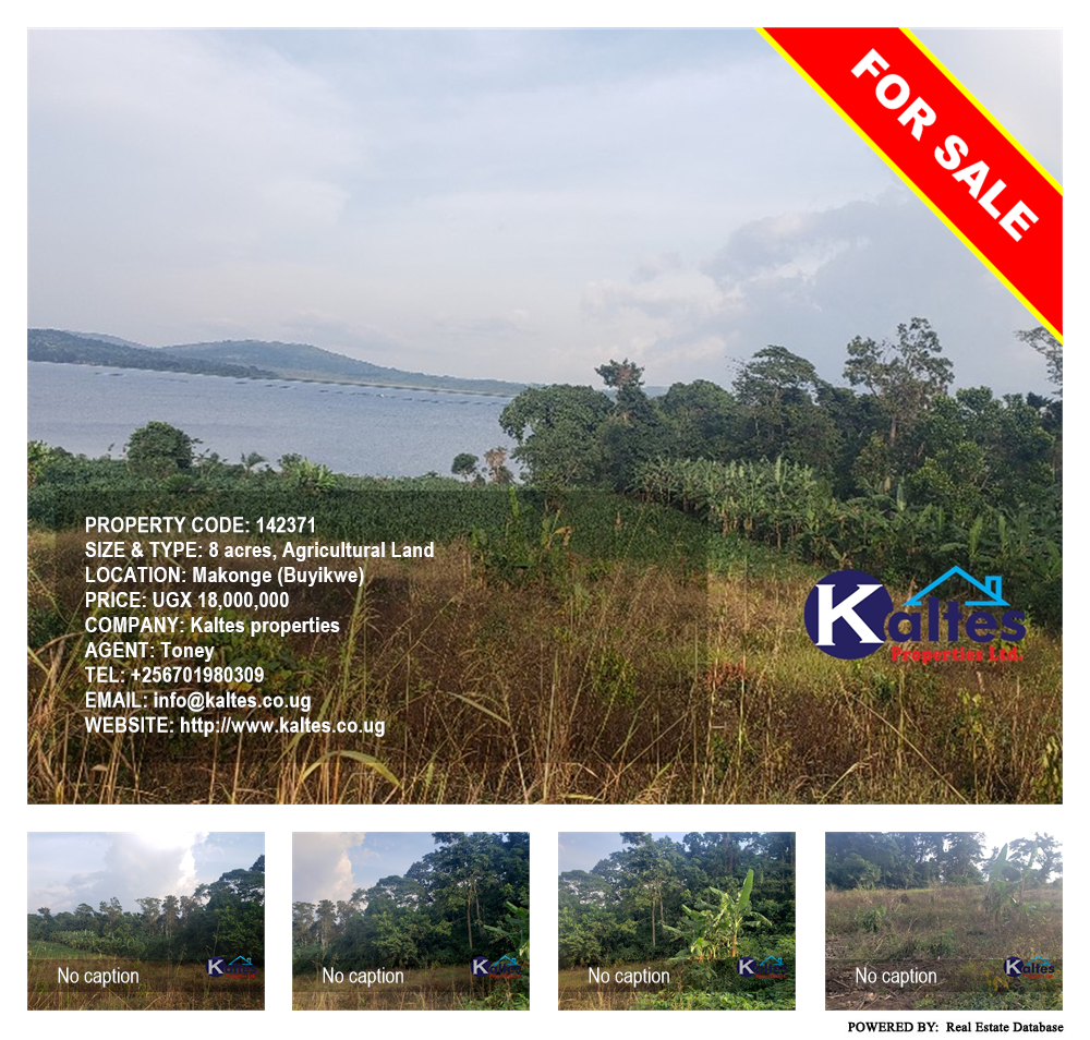 Agricultural Land  for sale in Makonge Buyikwe Uganda, code: 142371