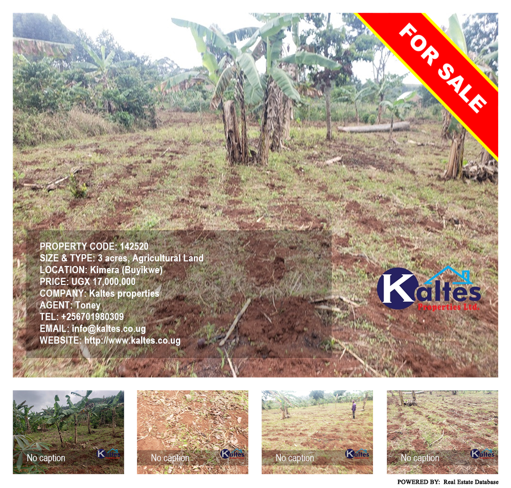 Agricultural Land  for sale in Kimera Buyikwe Uganda, code: 142520