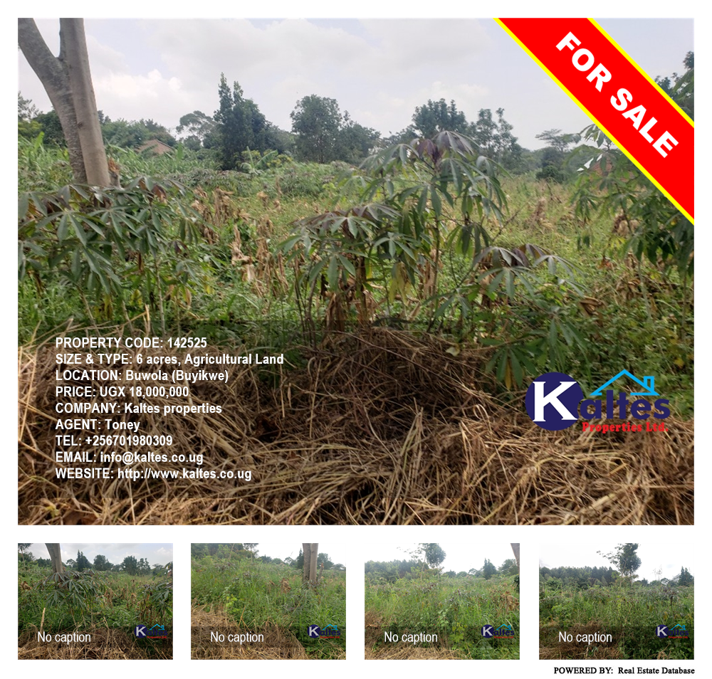 Agricultural Land  for sale in Buwola Buyikwe Uganda, code: 142525