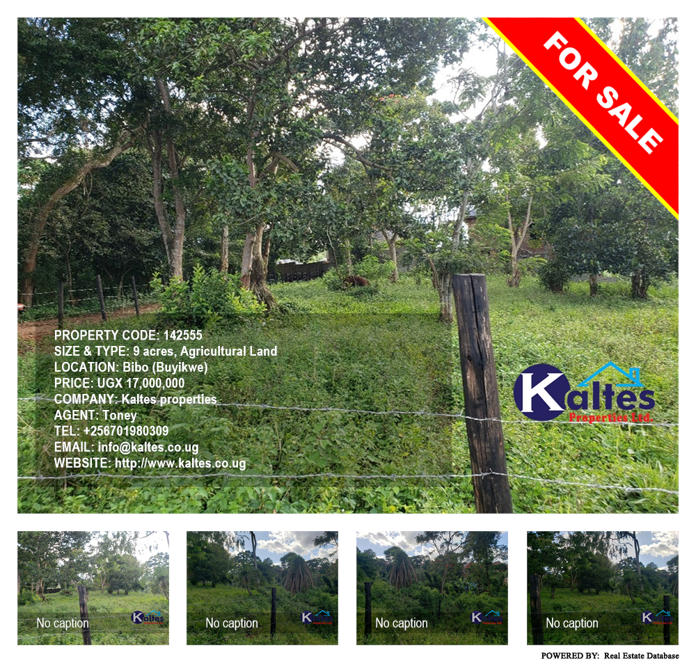 Agricultural Land  for sale in Bibo Buyikwe Uganda, code: 142555