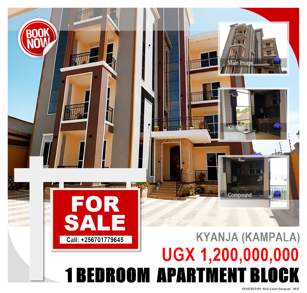 1 bedroom Apartment block  for sale in Kyanja Kampala Uganda, code: 142643