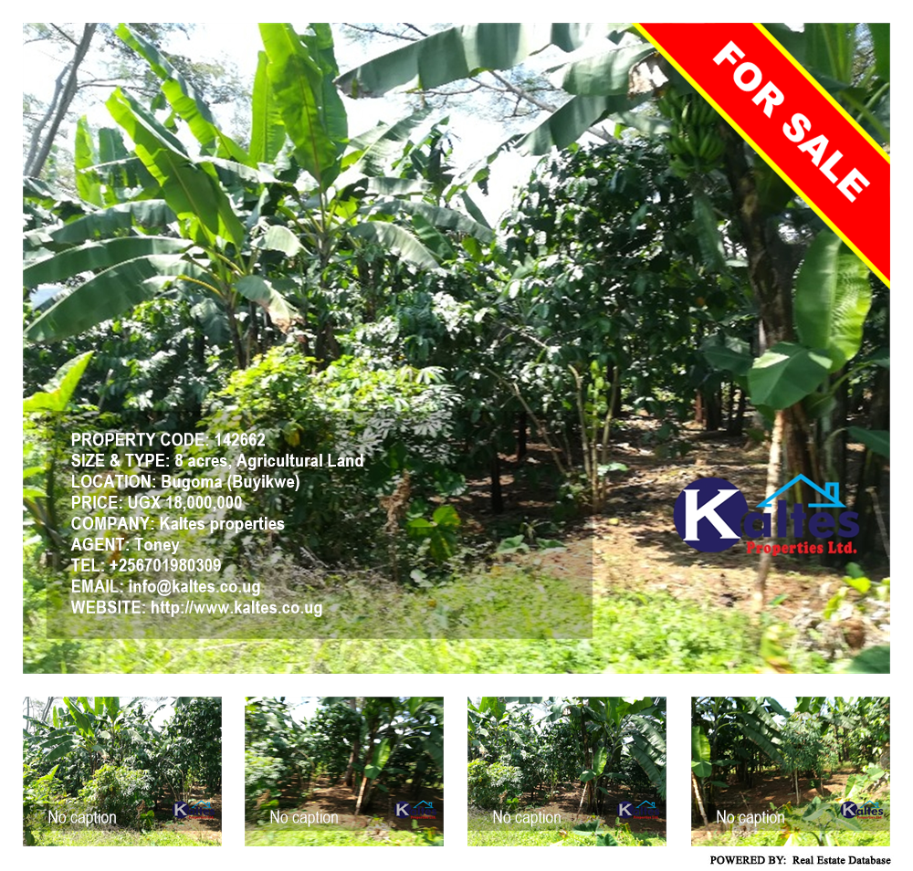 Agricultural Land  for sale in Bugoma Buyikwe Uganda, code: 142662