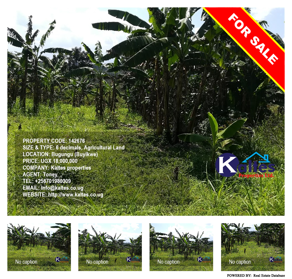 Agricultural Land  for sale in Bugungu Buyikwe Uganda, code: 142676