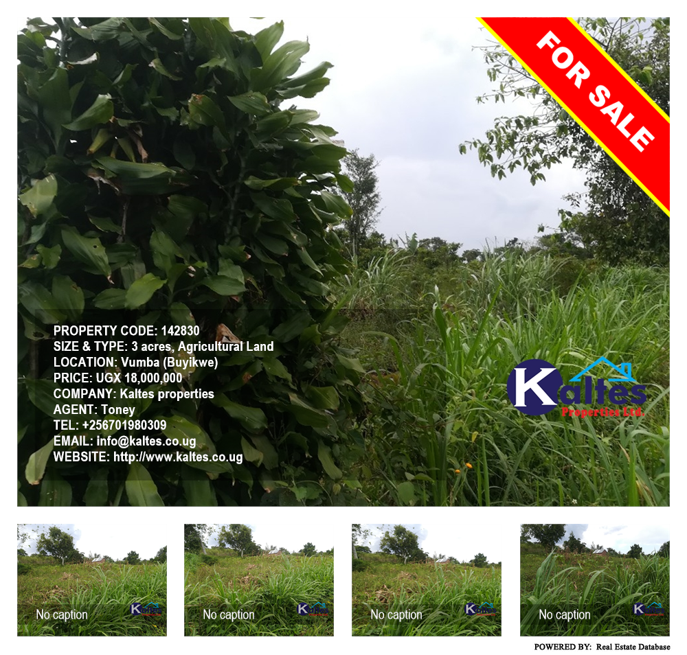Agricultural Land  for sale in Vvumba Buyikwe Uganda, code: 142830