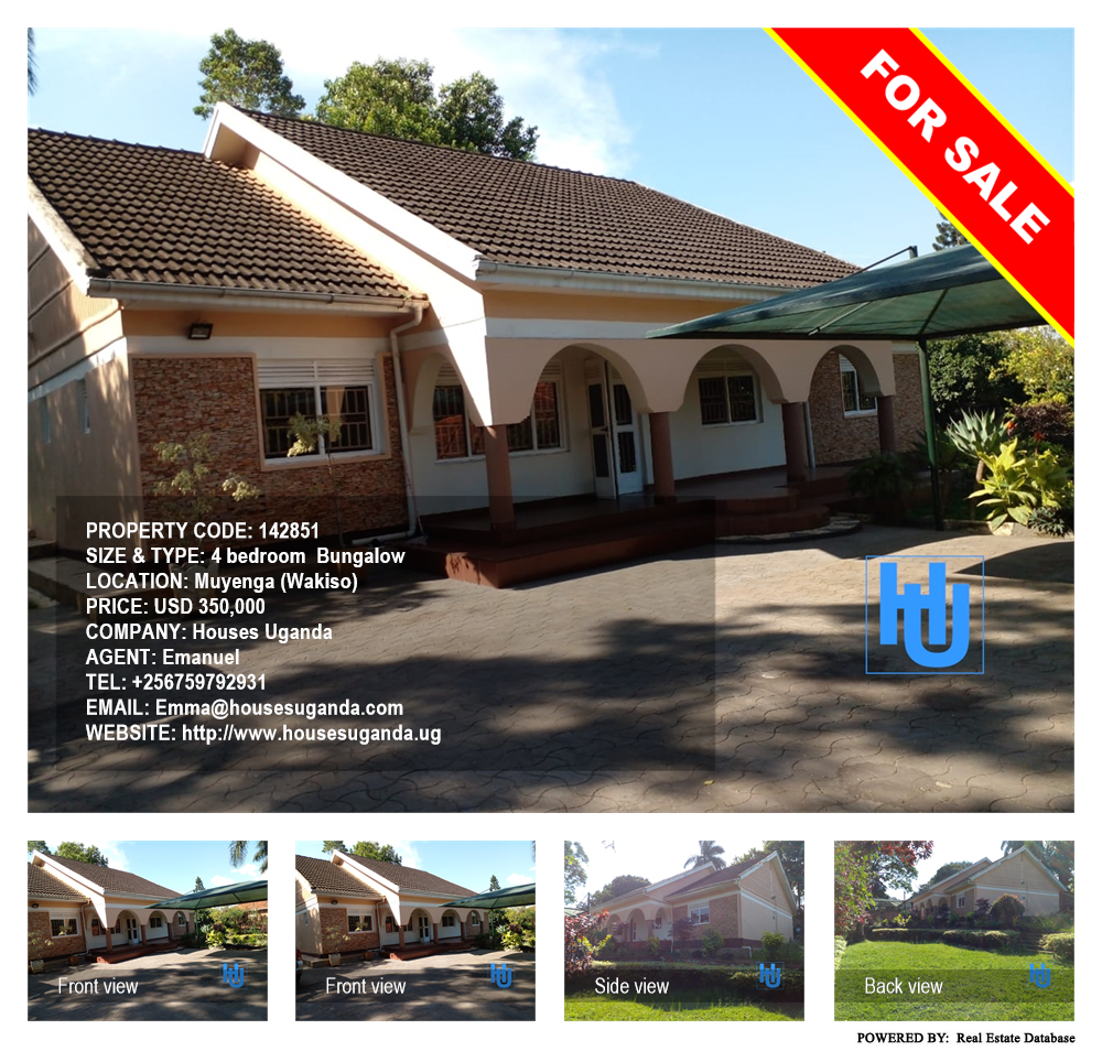 4 bedroom Bungalow  for sale in Muyenga Wakiso Uganda, code: 142851