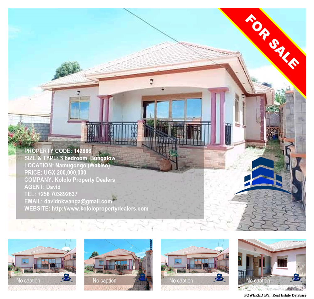 3 bedroom Bungalow  for sale in Namugongo Wakiso Uganda, code: 142866