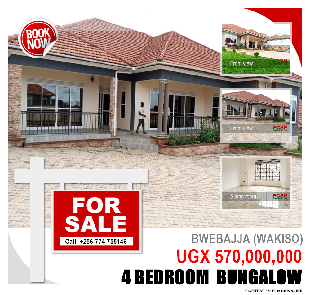 4 bedroom Bungalow  for sale in Bwebajja Wakiso Uganda, code: 143246