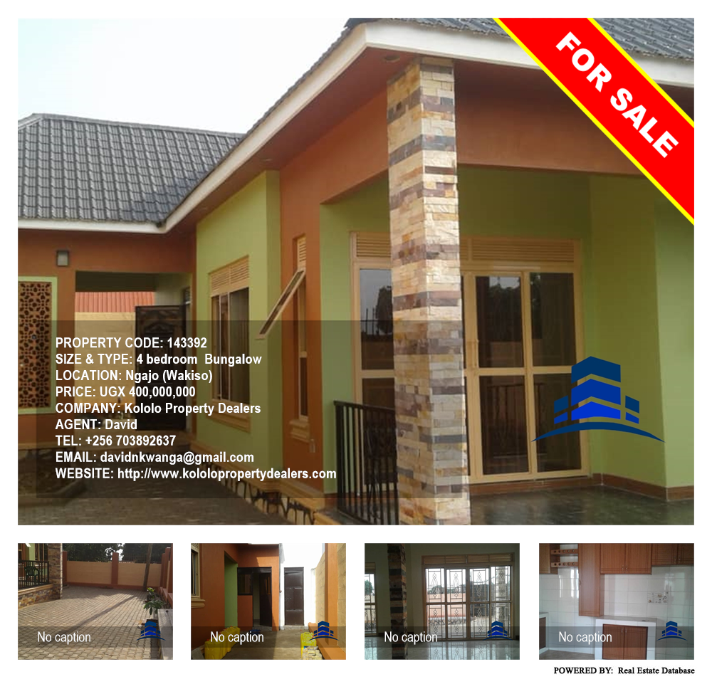 4 bedroom Bungalow  for sale in Ngajo Wakiso Uganda, code: 143392