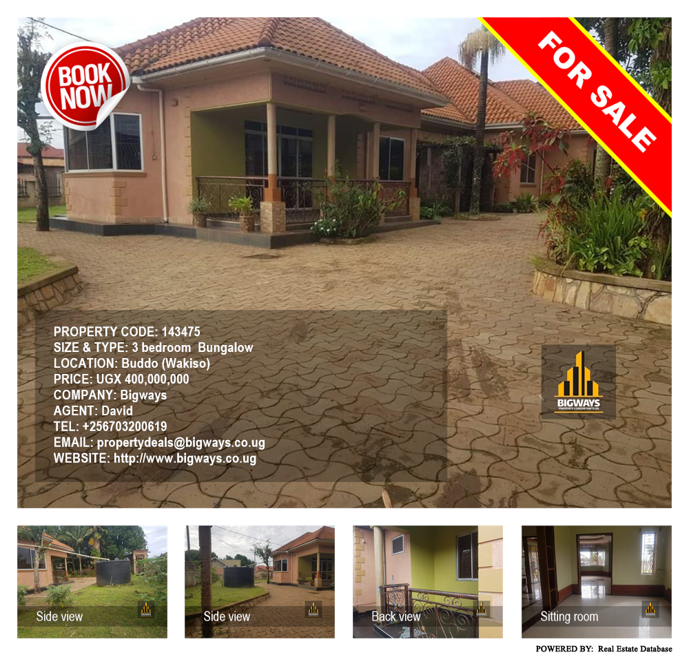 3 bedroom Bungalow  for sale in Buddo Wakiso Uganda, code: 143475