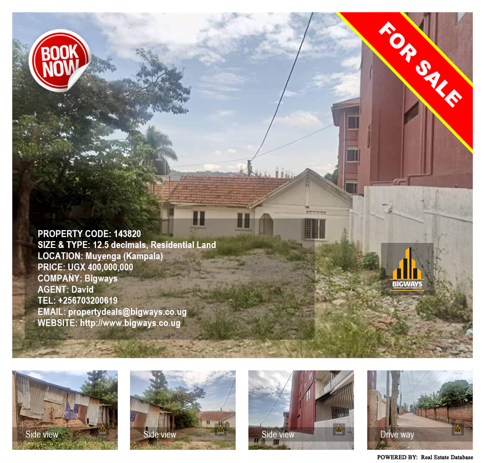 Residential Land  for sale in Muyenga Kampala Uganda, code: 143820