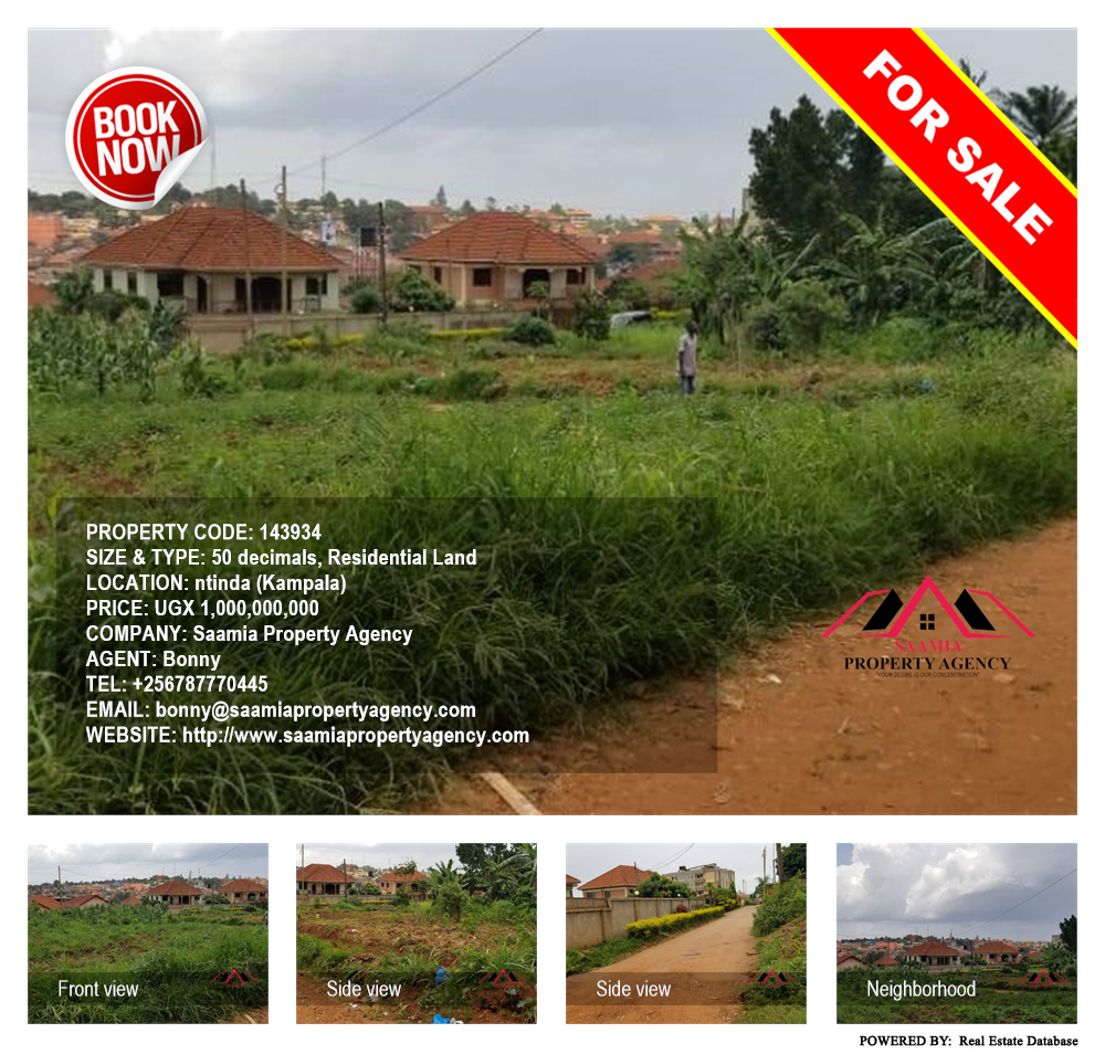 Residential Land  for sale in Ntinda Kampala Uganda, code: 143934