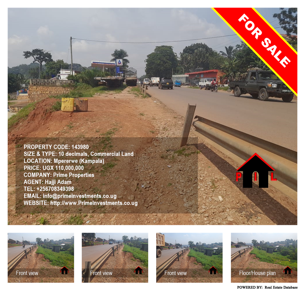 Commercial Land  for sale in Mpererwe Kampala Uganda, code: 143980