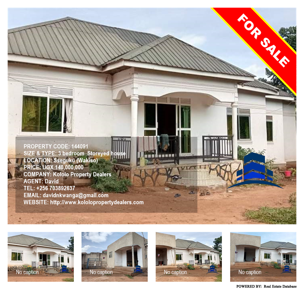 3 bedroom Storeyed house  for sale in Seguku Wakiso Uganda, code: 144091