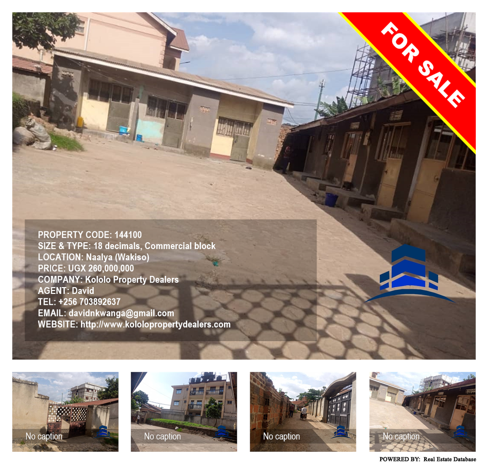 Commercial block  for sale in Naalya Wakiso Uganda, code: 144100