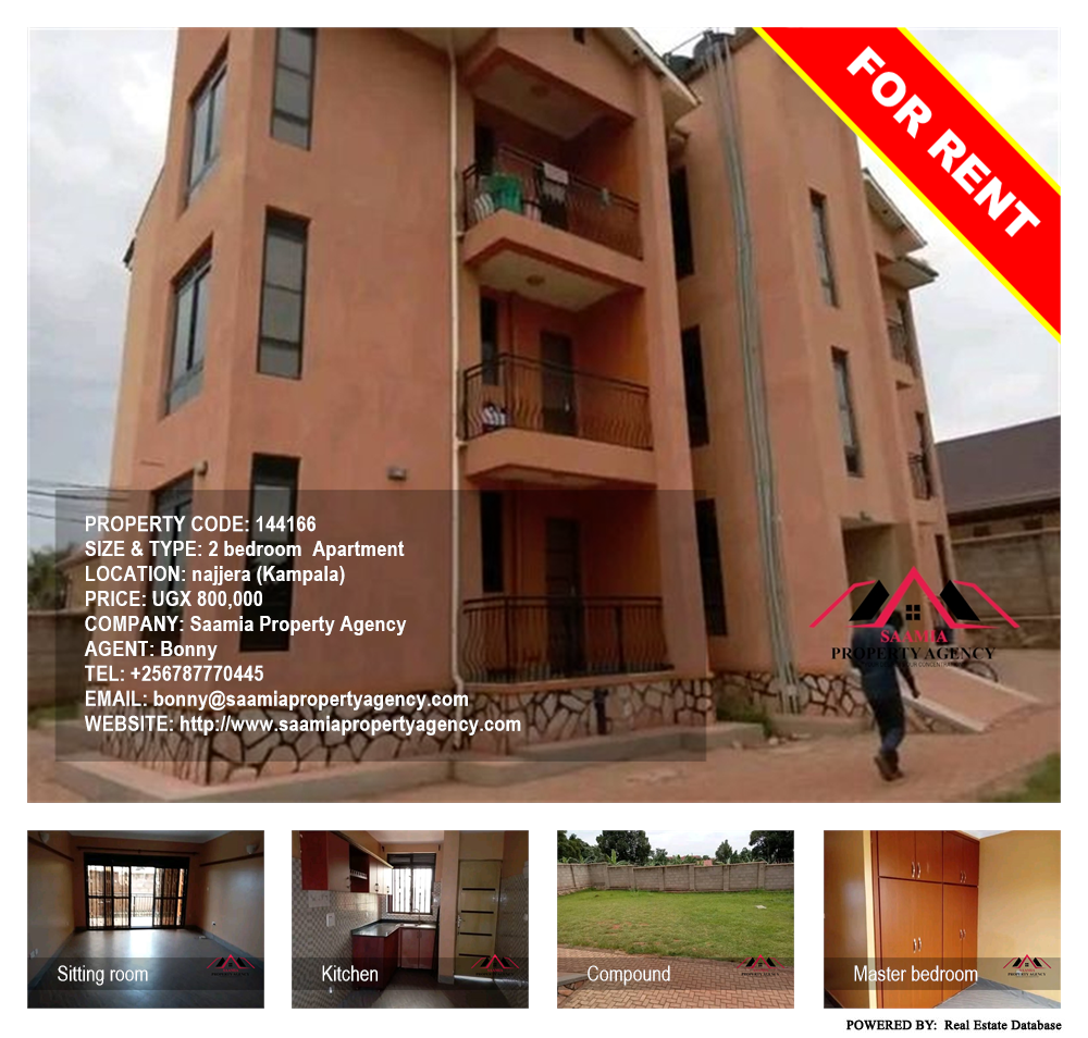 2 bedroom Apartment  for rent in Najjera Kampala Uganda, code: 144166