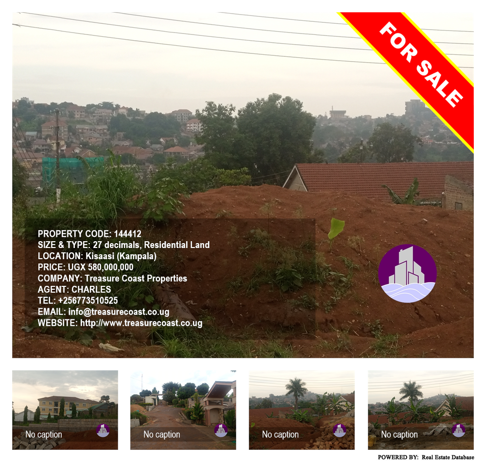 Residential Land  for sale in Kisaasi Kampala Uganda, code: 144412