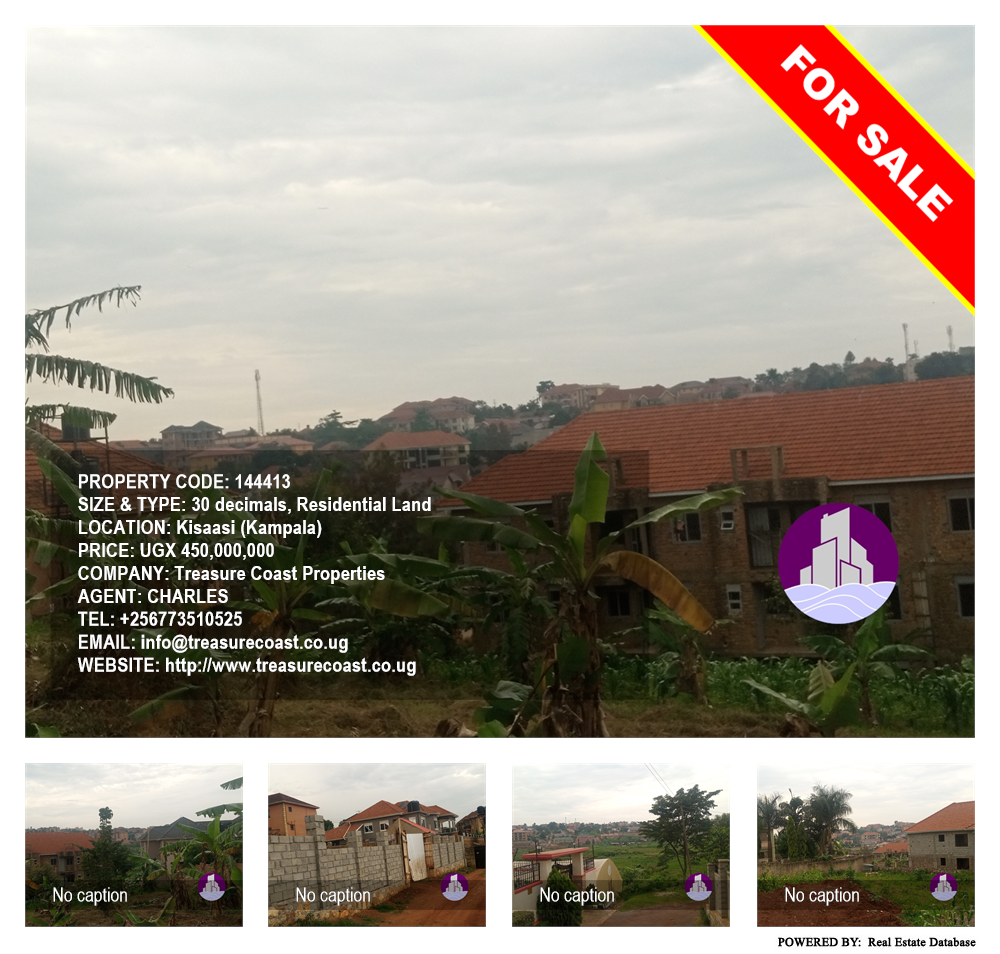 Residential Land  for sale in Kisaasi Kampala Uganda, code: 144413