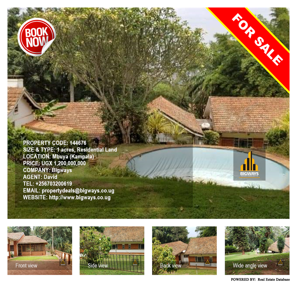 Residential Land  for sale in Mbuya Kampala Uganda, code: 144676