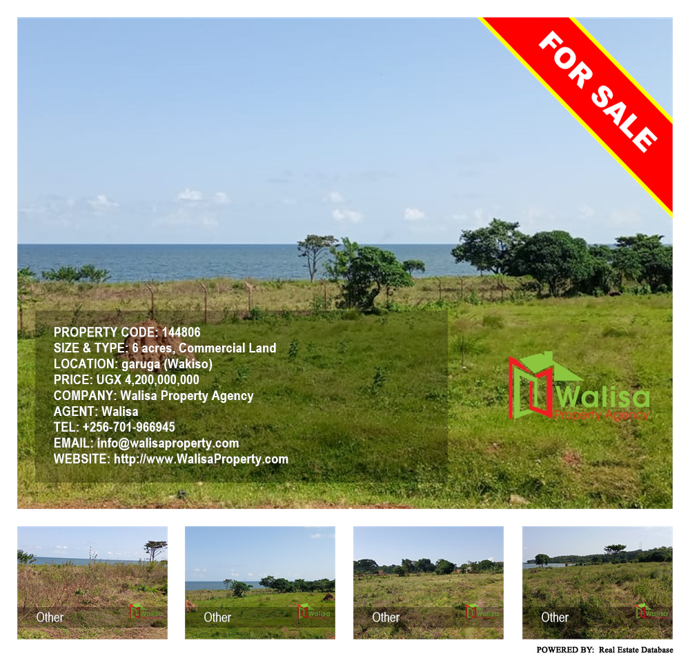 Commercial Land  for sale in Garuga Wakiso Uganda, code: 144806