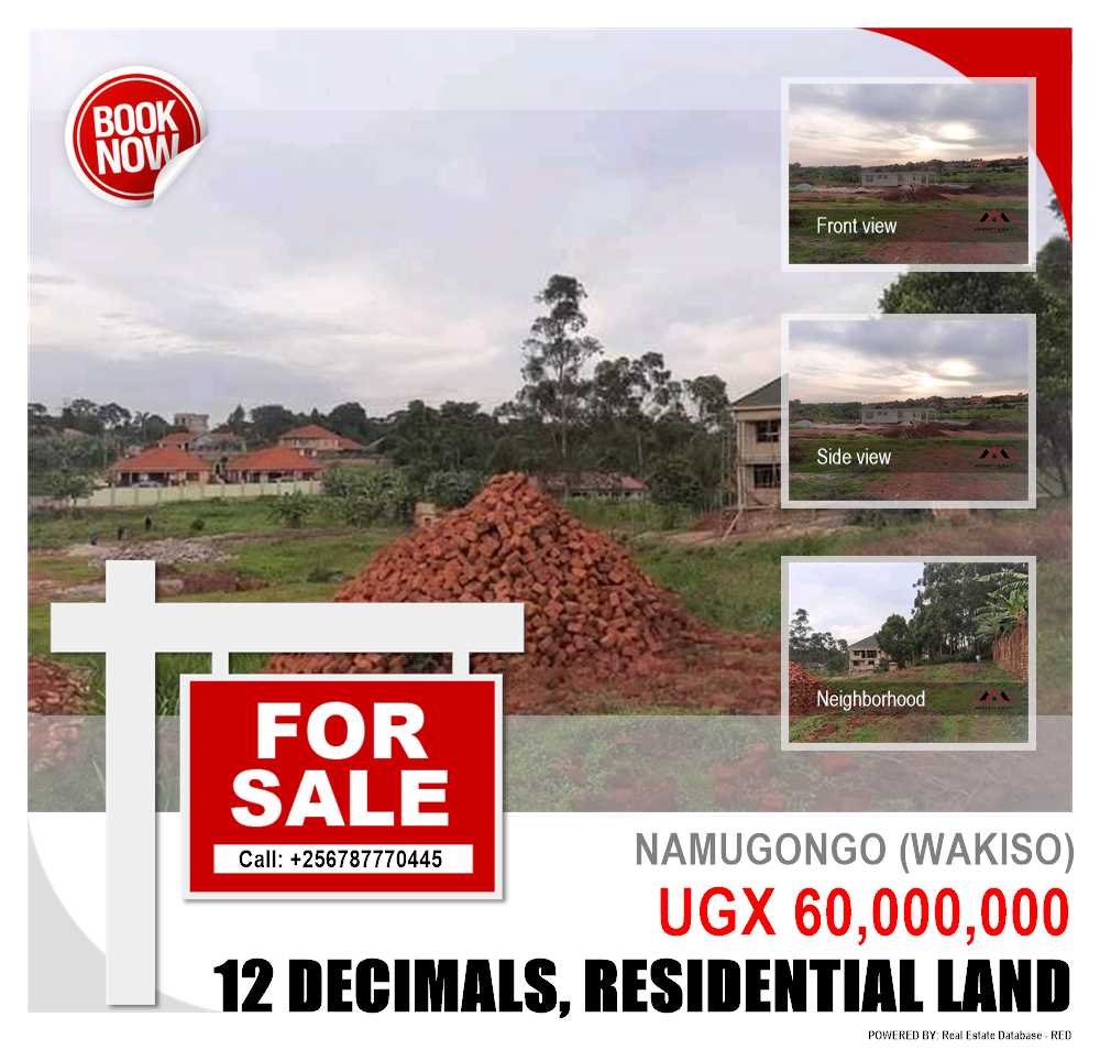 Residential Land  for sale in Namugongo Wakiso Uganda, code: 144939