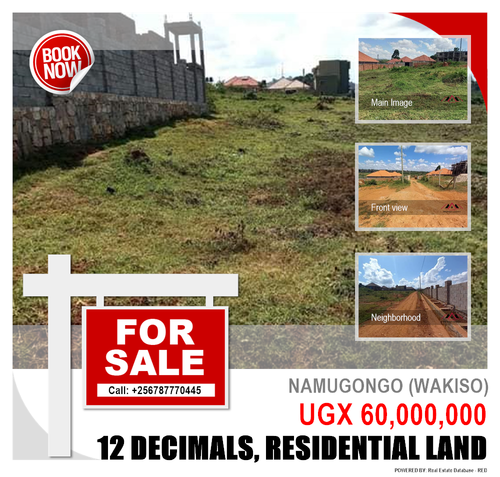 Residential Land  for sale in Namugongo Wakiso Uganda, code: 144940