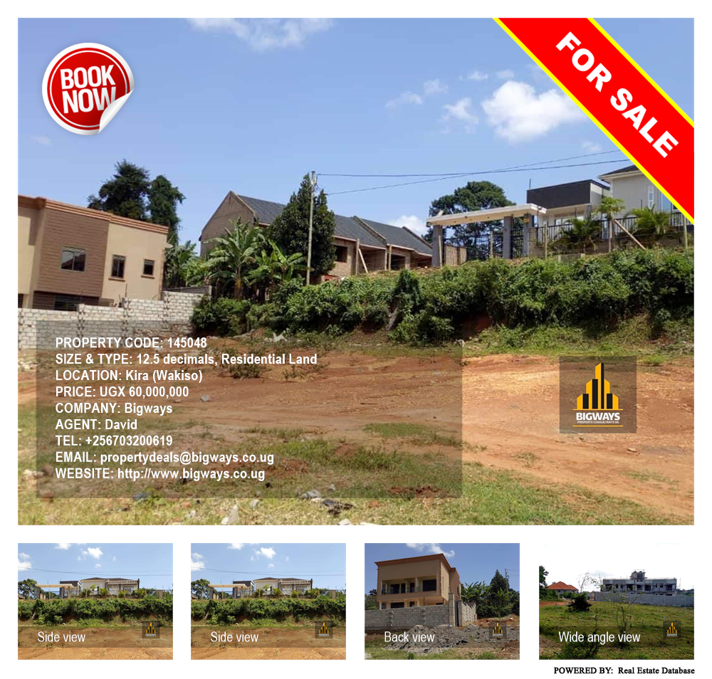 Residential Land  for sale in Kira Wakiso Uganda, code: 145048