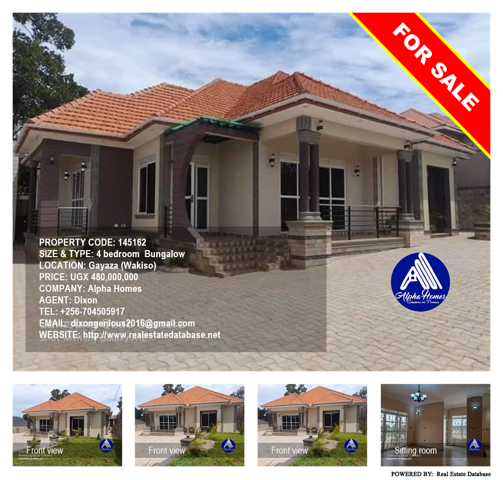 4 bedroom Bungalow  for sale in Gayaza Wakiso Uganda, code: 145162