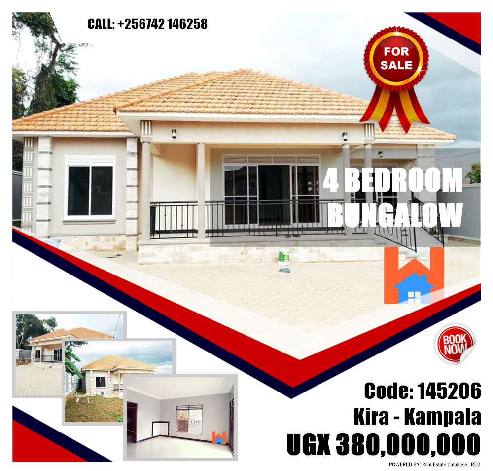 4 bedroom Bungalow  for sale in Kira Kampala Uganda, code: 145206