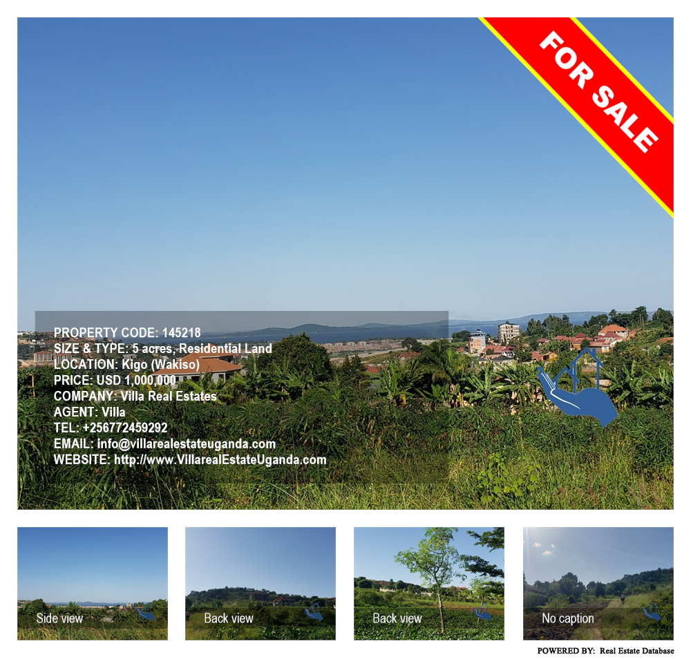 Residential Land  for sale in Kigo Wakiso Uganda, code: 145218