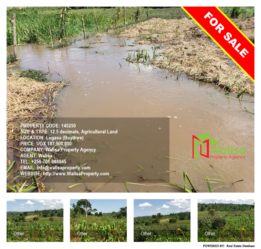Agricultural Land  for sale in Lugasa Buyikwe Uganda, code: 145250