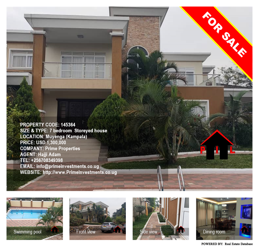 7 bedroom Storeyed house  for sale in Muyenga Kampala Uganda, code: 145364