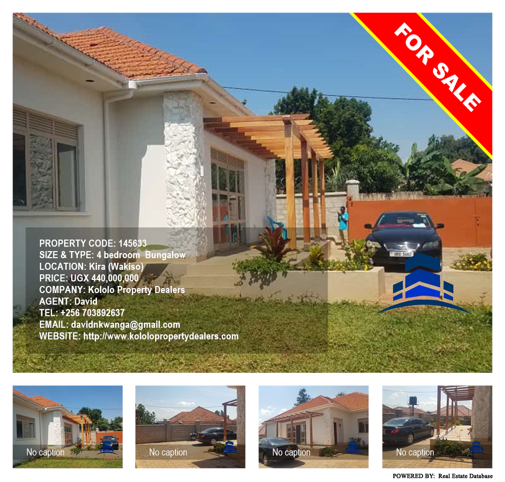 4 bedroom Bungalow  for sale in Kira Wakiso Uganda, code: 145633