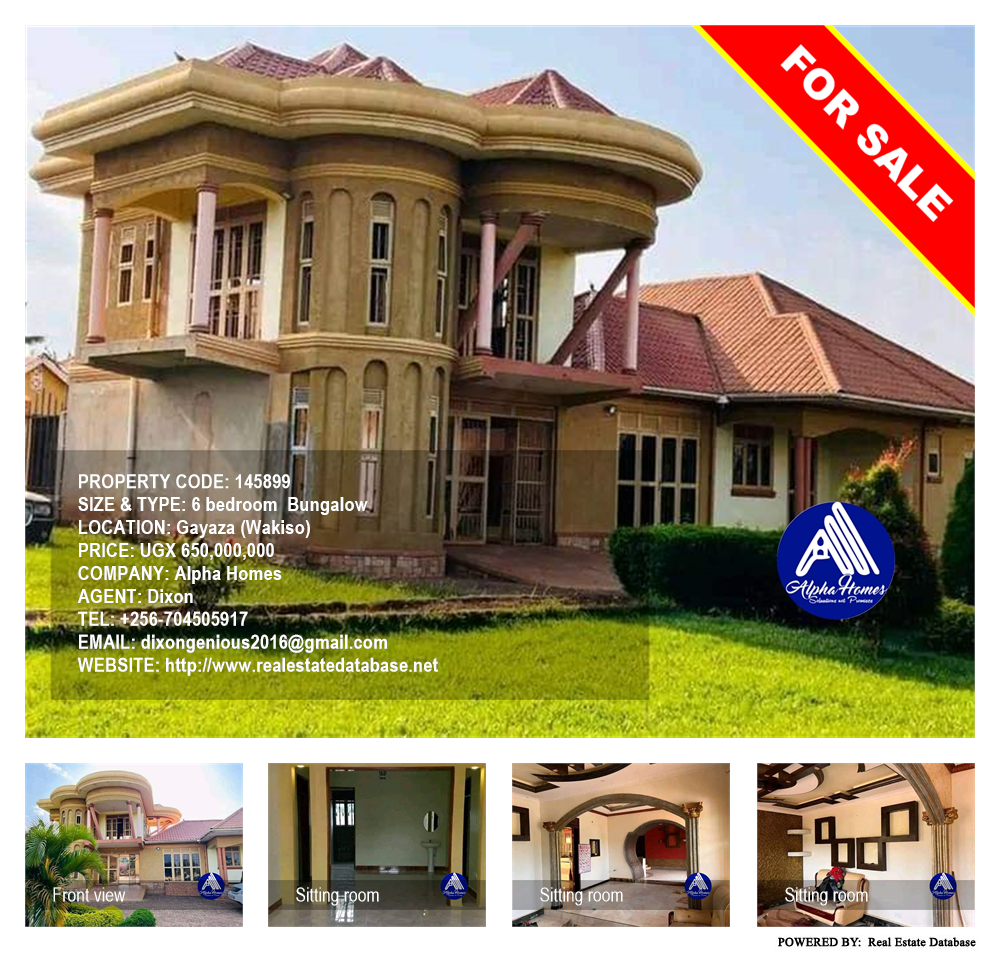 6 bedroom Bungalow  for sale in Gayaza Wakiso Uganda, code: 145899