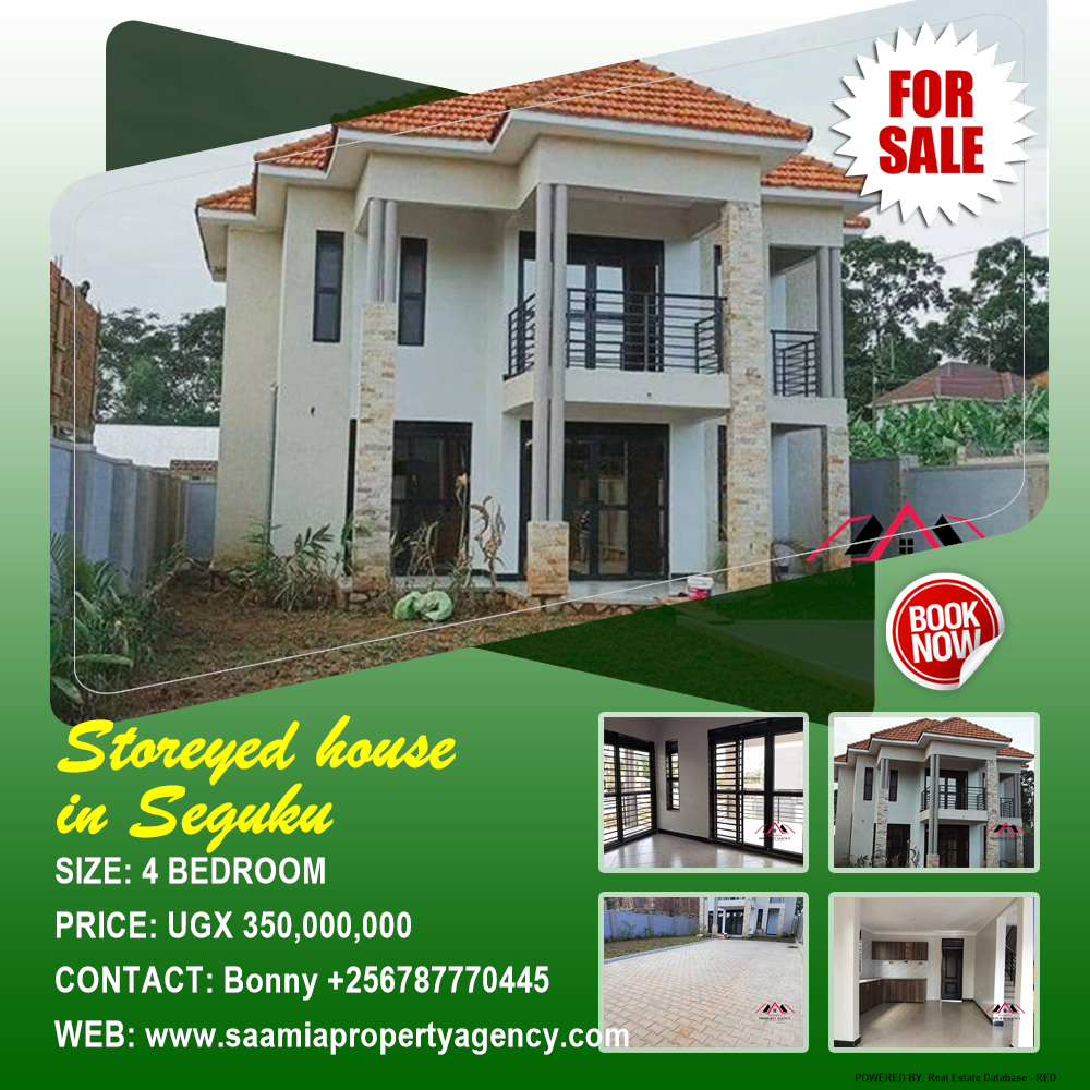 4 bedroom Storeyed house  for sale in Seguku Kampala Uganda, code: 145993