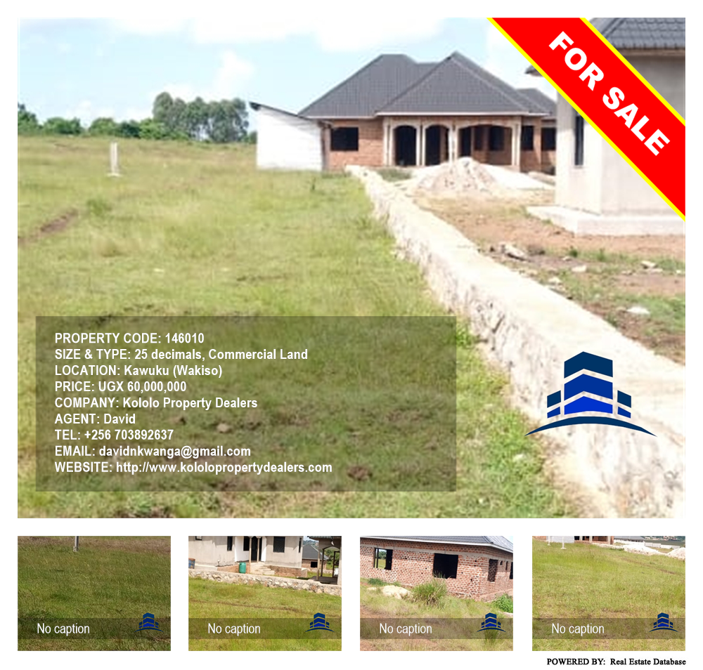 Commercial Land  for sale in Kawuku Wakiso Uganda, code: 146010