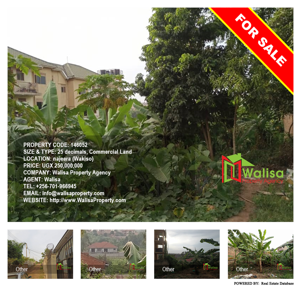 Commercial Land  for sale in Najjera Wakiso Uganda, code: 146052