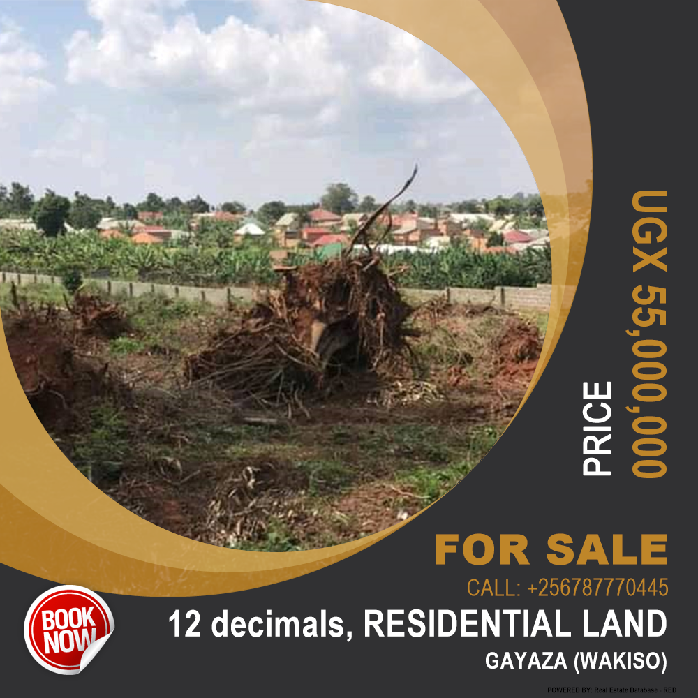 Residential Land  for sale in Gayaza Wakiso Uganda, code: 146062