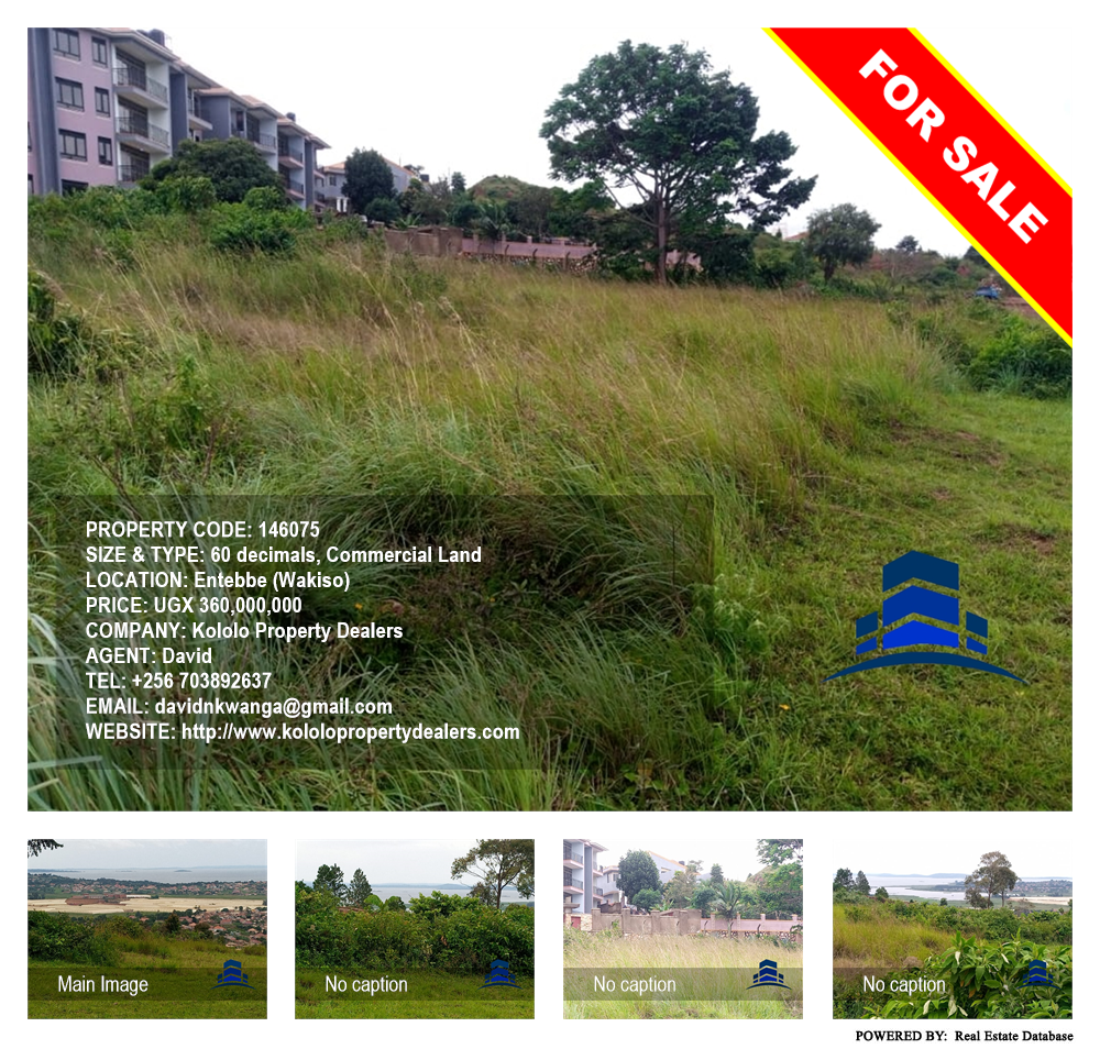 Commercial Land  for sale in Entebbe Wakiso Uganda, code: 146075