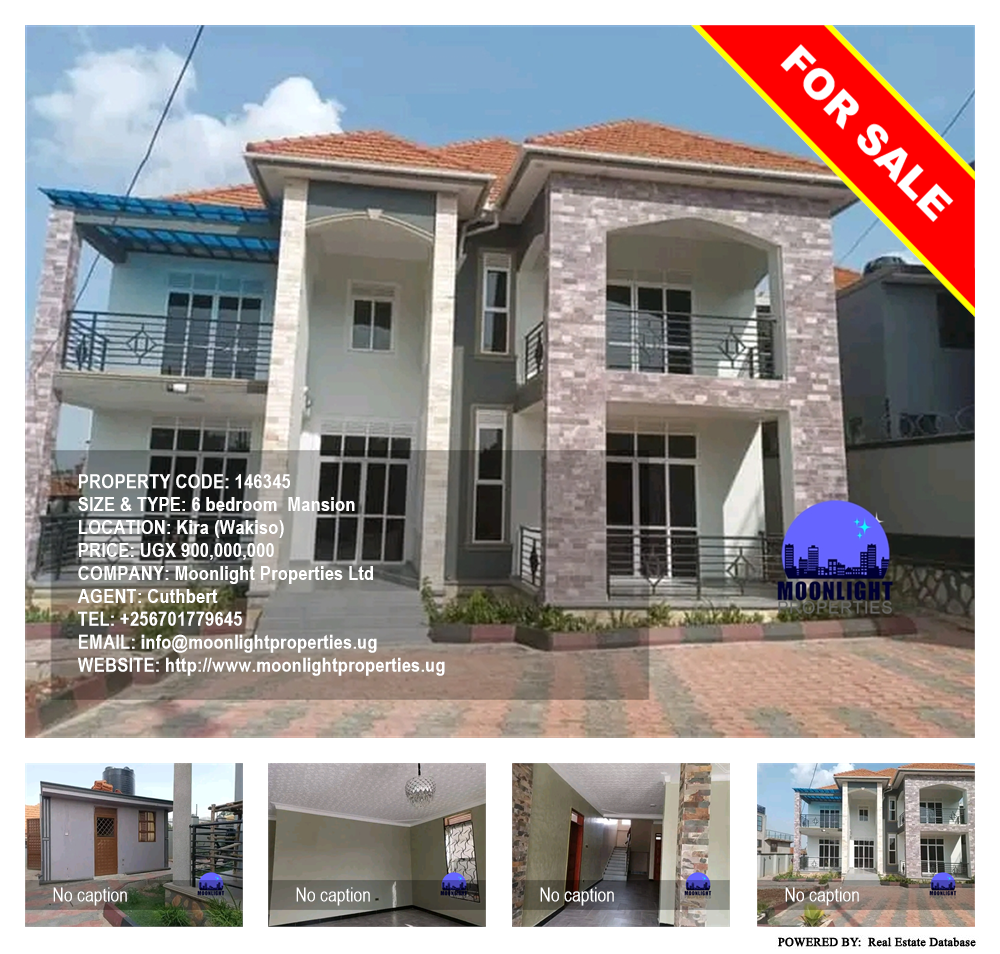 6 bedroom Mansion  for sale in Kira Wakiso Uganda, code: 146345