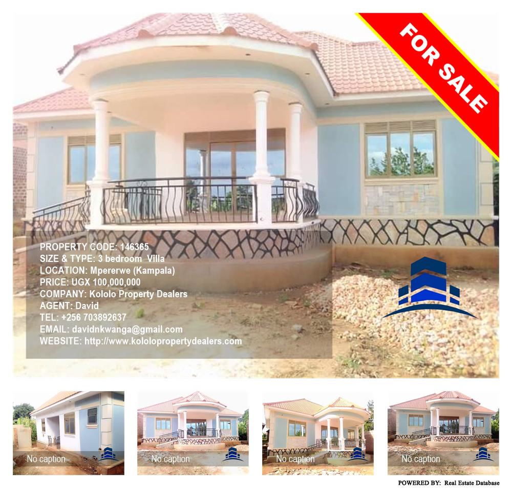 3 bedroom Villa  for sale in Mpererwe Kampala Uganda, code: 146365