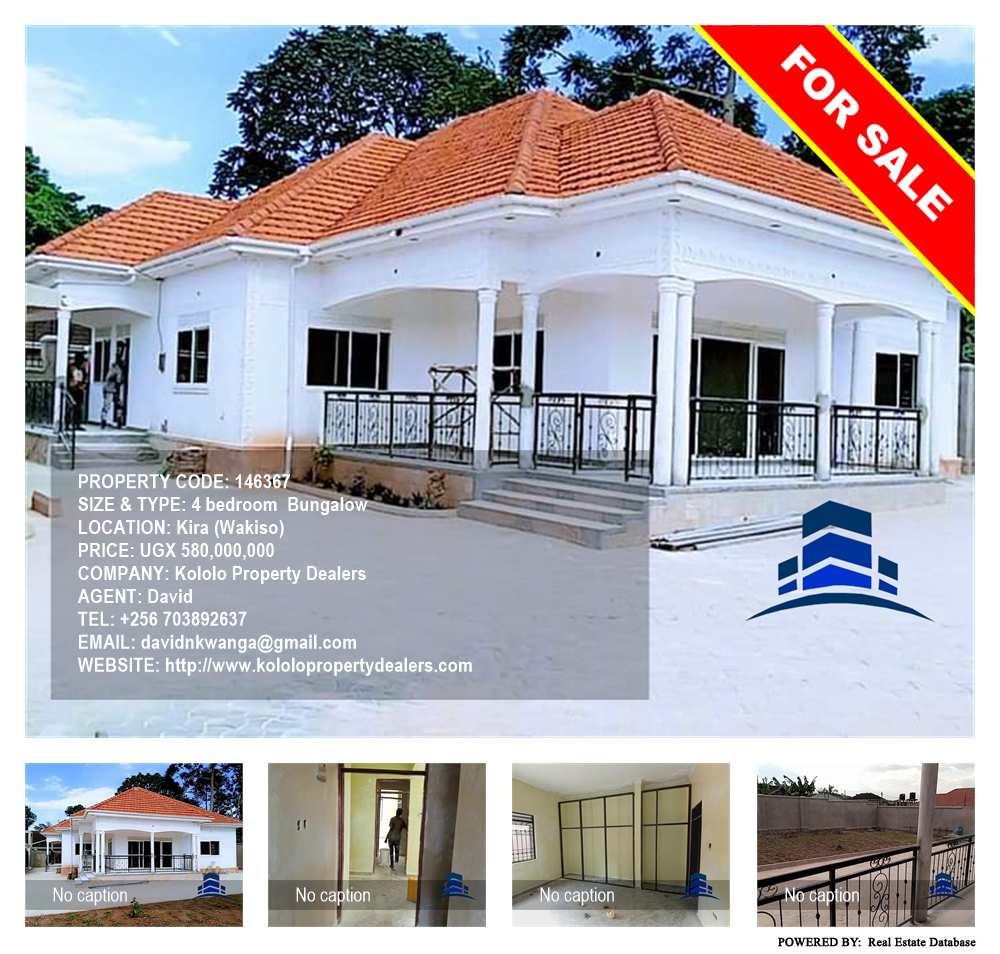 4 bedroom Bungalow  for sale in Kira Wakiso Uganda, code: 146367