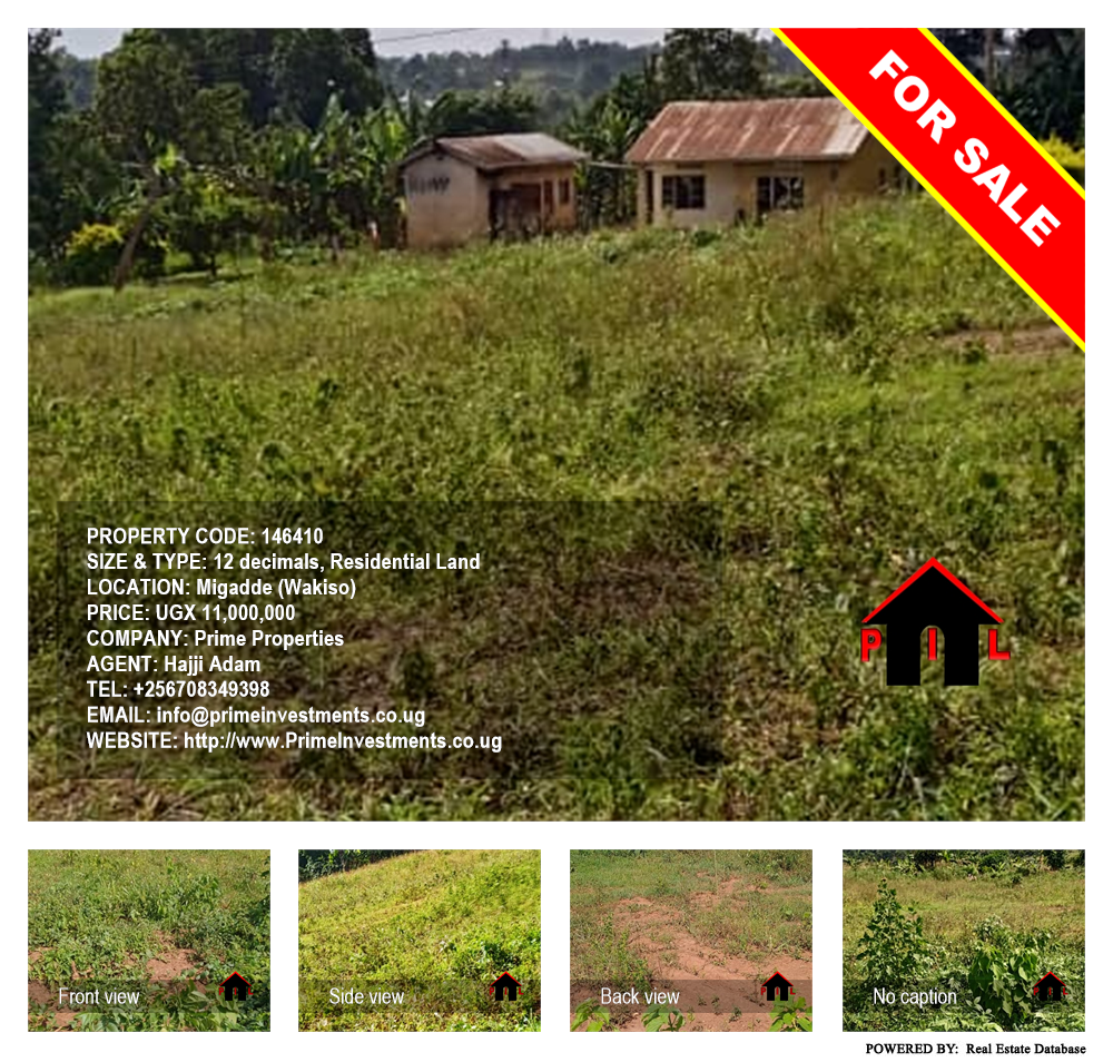 Residential Land  for sale in Migadde Wakiso Uganda, code: 146410