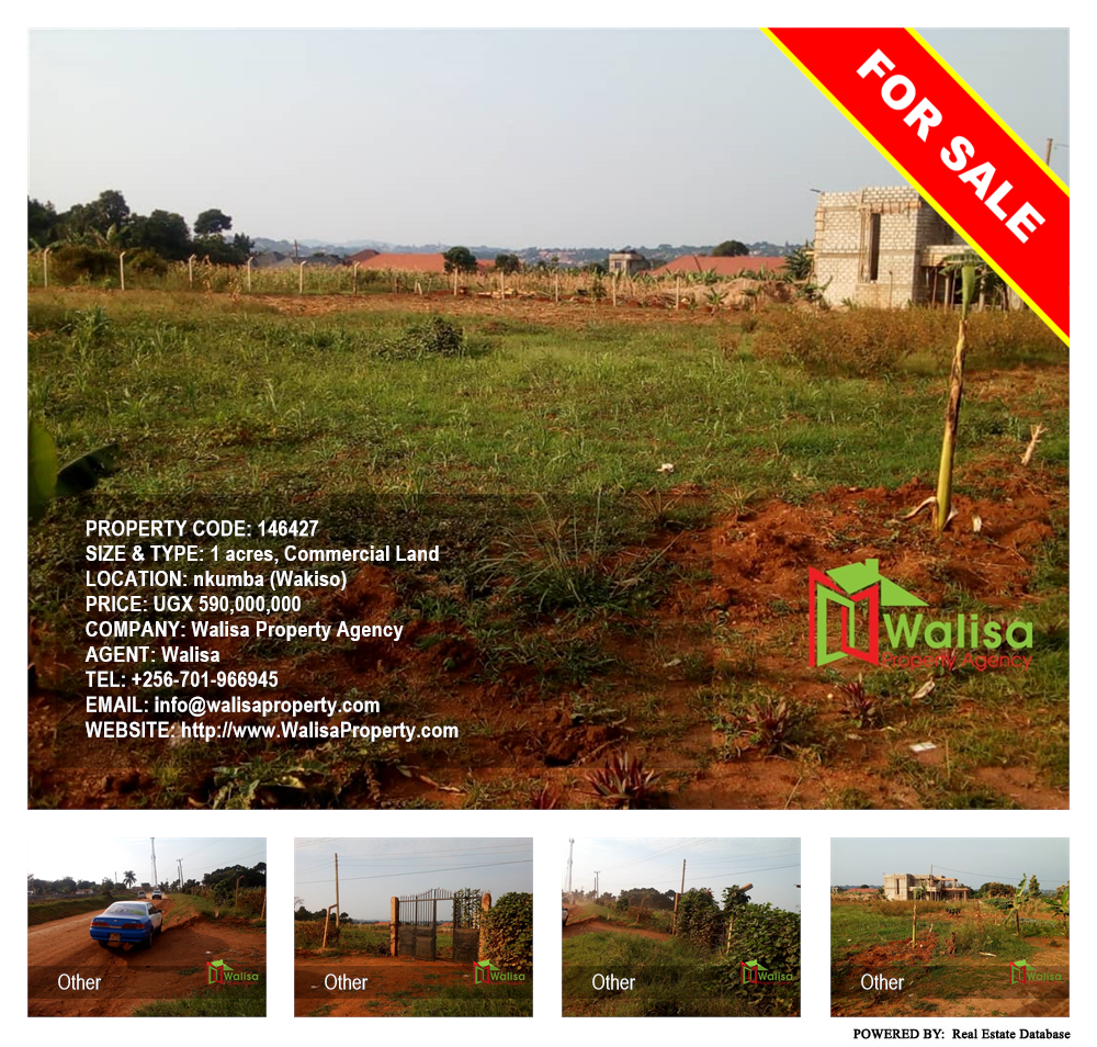 Commercial Land  for sale in Nkumba Wakiso Uganda, code: 146427