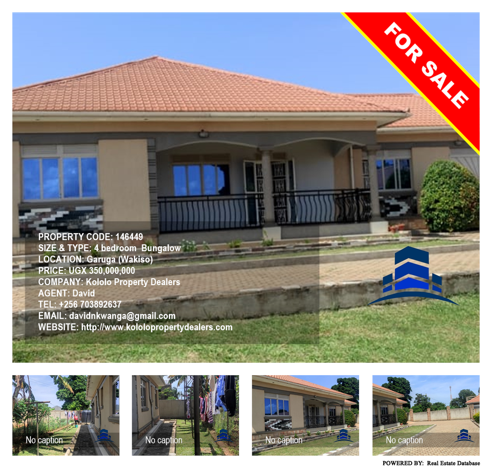 4 bedroom Bungalow  for sale in Garuga Wakiso Uganda, code: 146449