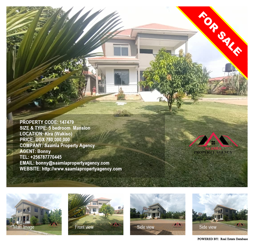 5 bedroom Mansion  for sale in Kira Wakiso Uganda, code: 147479