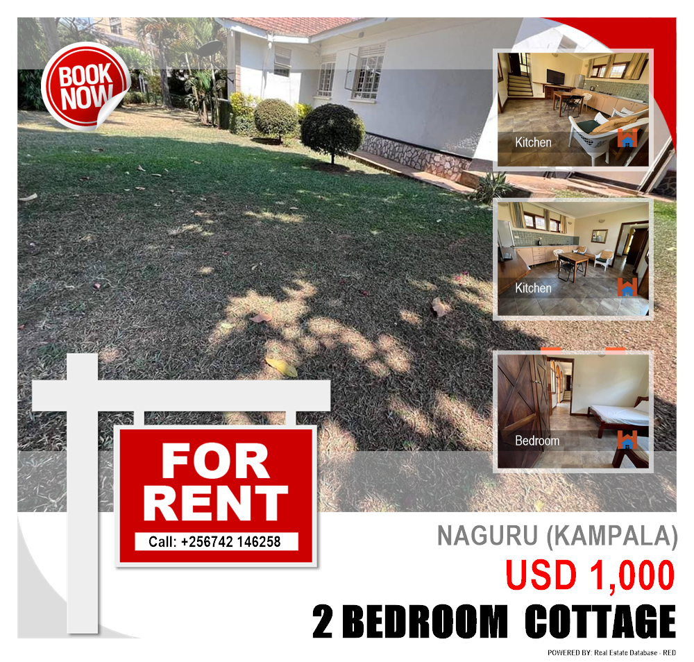 2 bedroom Cottage  for rent in Naguru Kampala Uganda, code: 147766