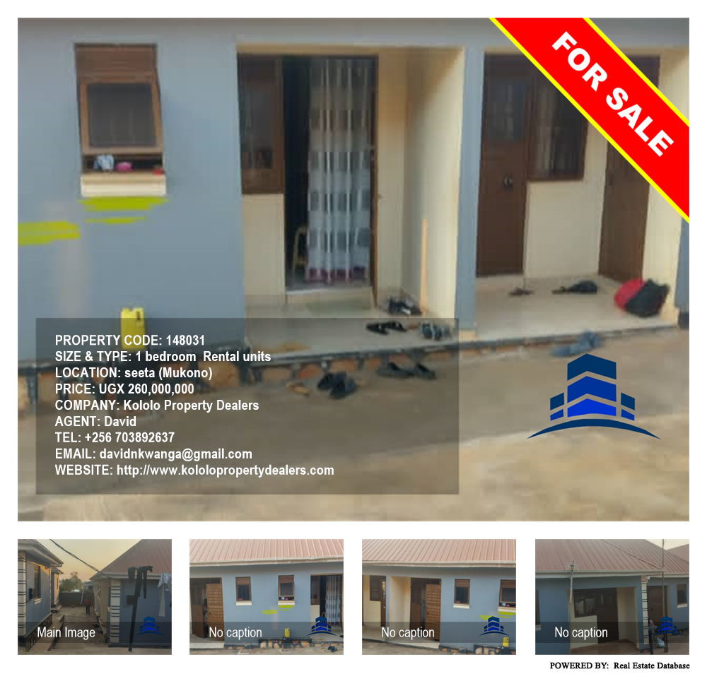 1 bedroom Rental units  for sale in Seeta Mukono Uganda, code: 148031